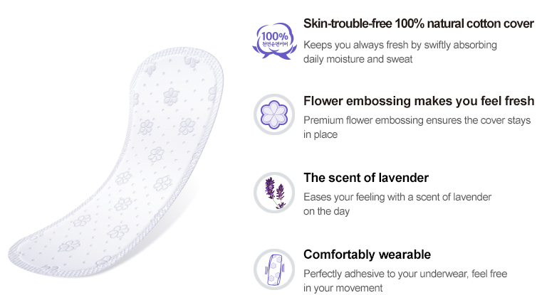 Skin-trouble-free 100% natural cotton cover 
Skin-trouble-free 100% natural cotton cover
The scent of lavender
Comfortably wearable